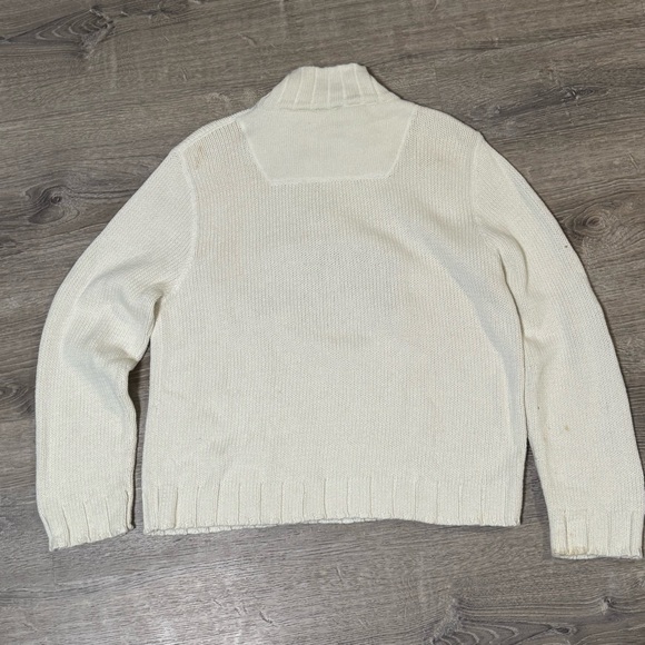 Vintage polo jeans Co. Ralph Lauren quarter zip sweater XL - Picture 3 of 11